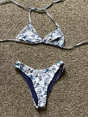 Shein tropical bikini set Worn